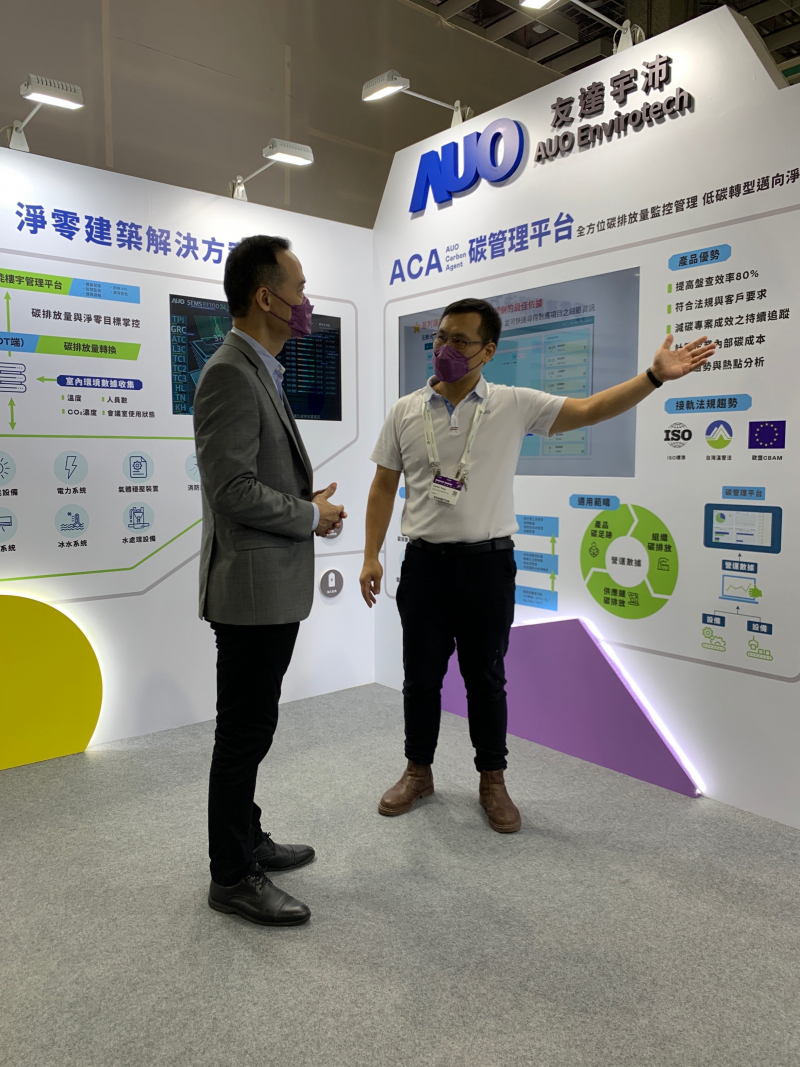 hth·华体宇沛结合大数据与自主研发的ACA碳管理平台，精准分析碳排数据盘查及管理