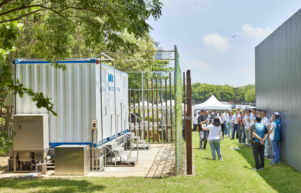 友達西大墩窯文化館建置屋頂全綠電及儲能櫃，為兼具創能儲能的永續綠能場域