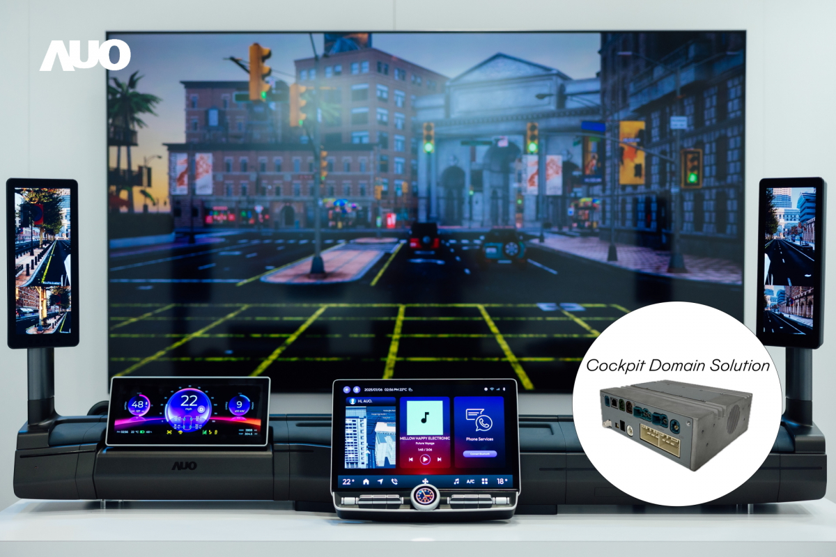 友達「智慧座艙域控解決方案」可做為車內運算的核心平台，驅動創新人機介面與豐富的座艙應用，獲得台灣精品標誌肯定