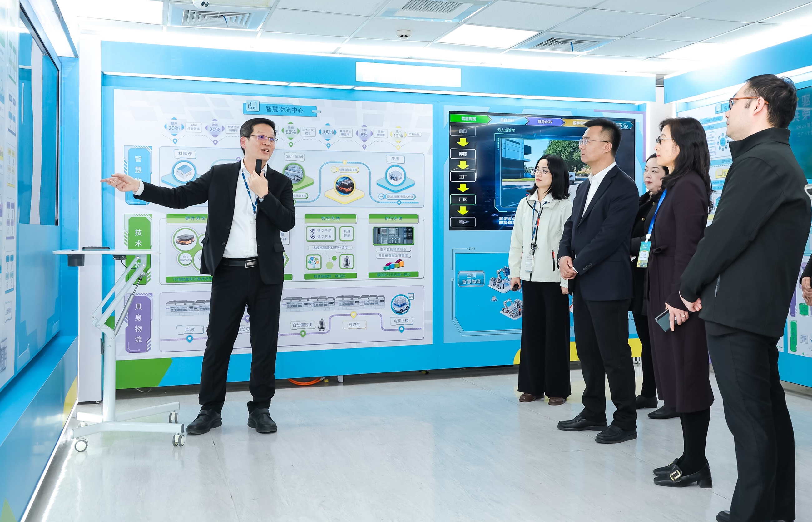 hth·华体苏州展示&rdquo;智能体&rdquo;在工业场景的深度应用，与&rdquo;具身智能&rdquo;在生产场景的创新整合，全面升级生产与管理流程，构建全链路智能制造体系，打造柔性自主工厂