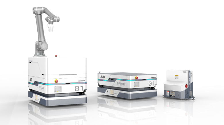 友達數位開發的自主式移動機器人（AMR250M），搭配全向輪並結合AI演算法、2D LiDAR、3D攝影機等技術，協助客戶實現產線全自動化